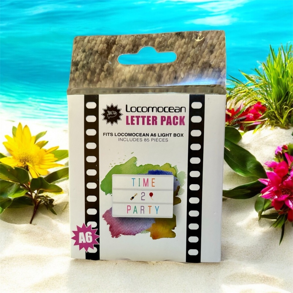 🎈Locomocean A6 Letter Pack: Time 2 Party, 85 pieces🎈 NEW